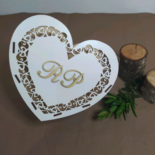 2 Cestinhas Para Florista Coração