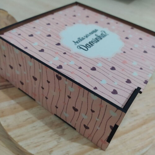 Caixa Convite de Daminha 15x15cm