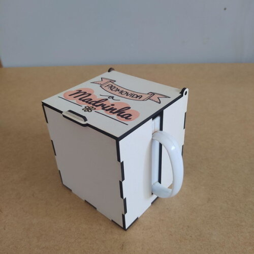 Caixa para Caneca em mdf