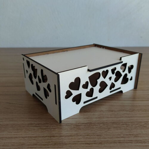 Caixinha Corações 10x15cm