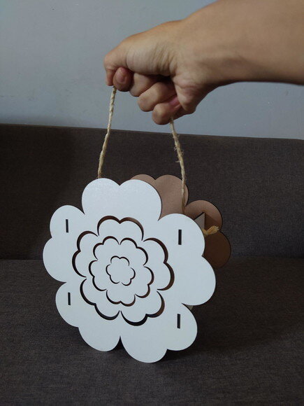 Cestinha para Florista "rosa"