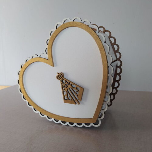 Cestinha para Florista Coração nossa Senhora