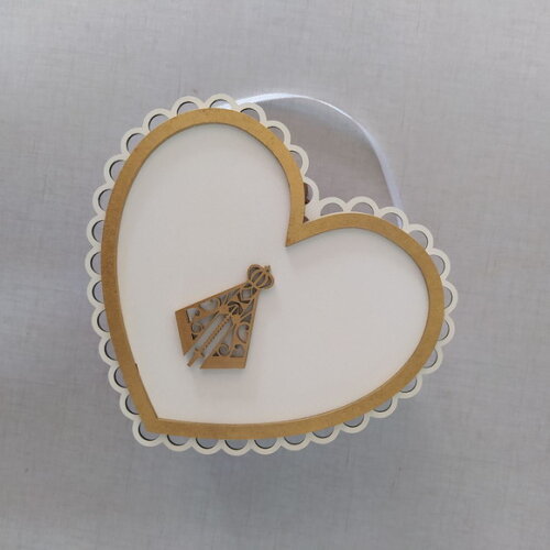 Cestinha para Florista Coração nossa Senhora