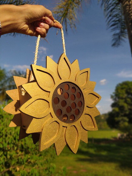 Cestinhas para Florista "girassol"