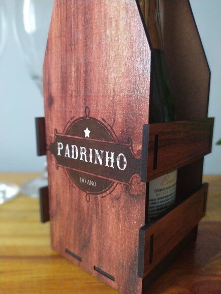 Engradado Mini Bebida para Padrinhos