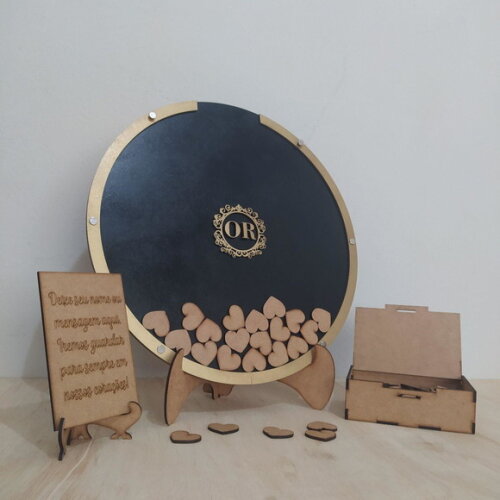 Kit Quadro de Assinaturas Redondo