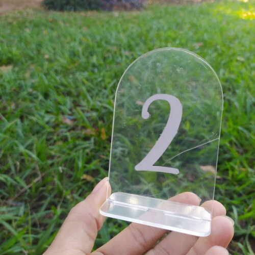 Numeração de Mesa em Acrílico