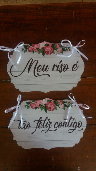 Placa cadeira dos noivos em MDF COM SUA FRASE
