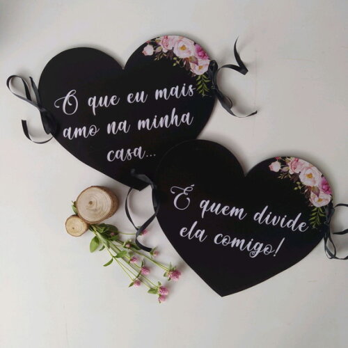 Placa Cadeira dos noivos em MDF COM SUA FRASE