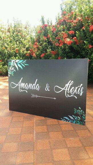 Placa Chalkboard Casamento 60x40