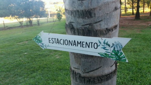 Placa Seta De Casamento Indicativa/sinalização Em Mdf