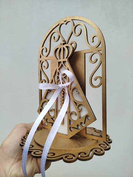 Porta Alianças altar Nossa Senhora Dourado