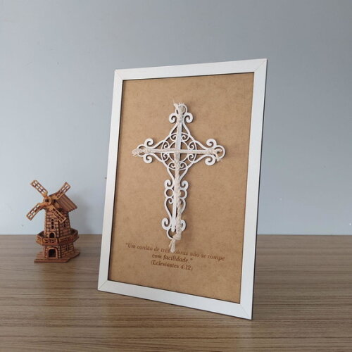 Quadro "cordão de Três Dobras" 30x20cm