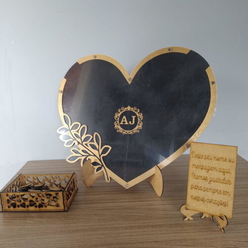 Quadro de Assinaturas (50 Corações)