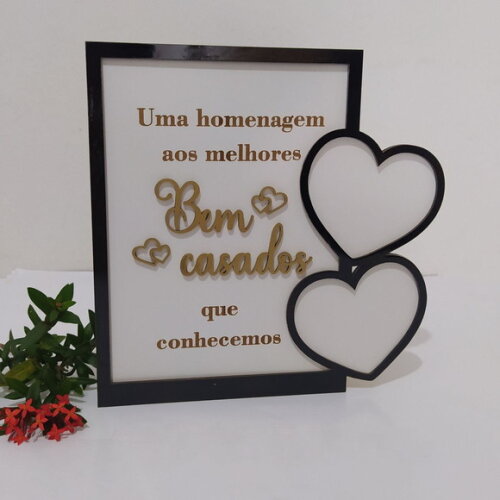 Quadro Homenagem Bem Casados Avós