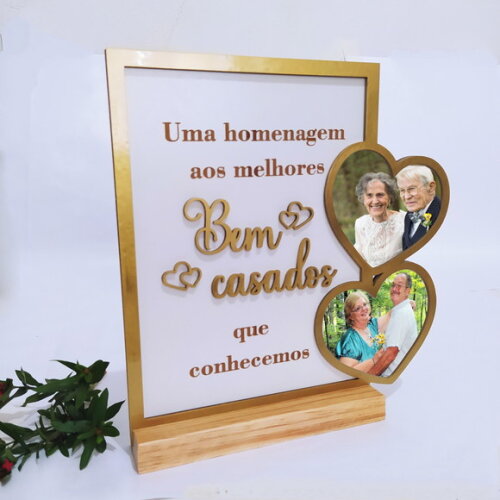 Quadro Homenagem Bem Casados Avós