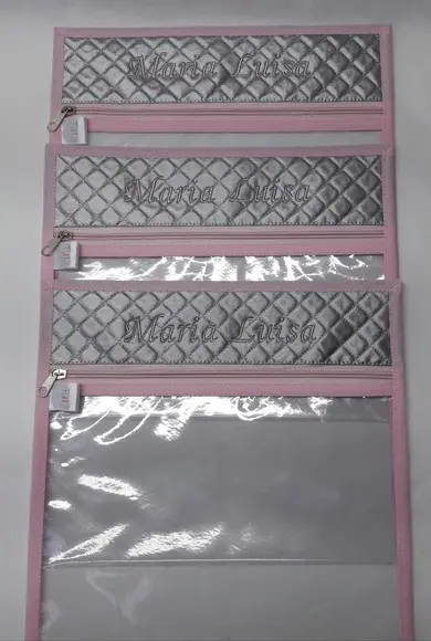 Saquinho Maternidade em Plástico Transparente Kit com 3 Unid
