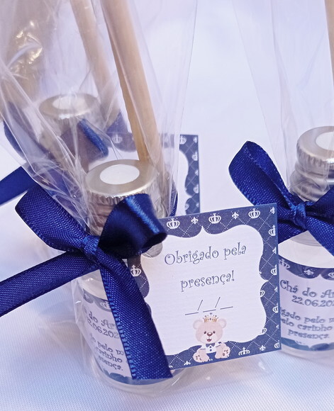 Aromatizador Lembrança Chá de Bebê Menino