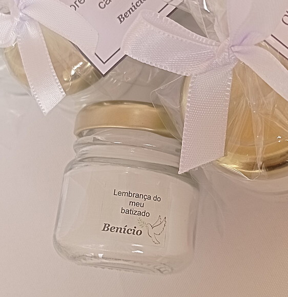 Lembrança Mini Vela Batizado