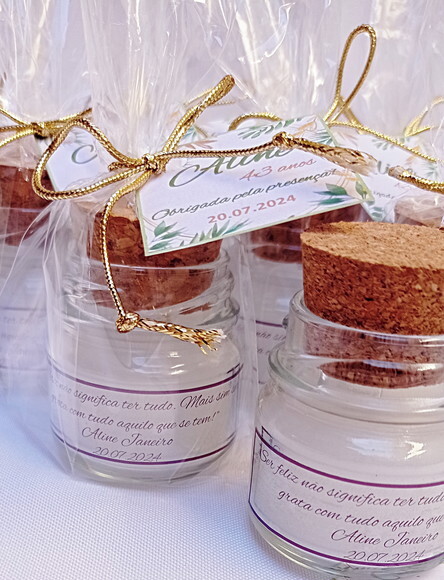 Lembrança Vela Aromatizada Aniversário