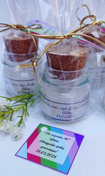 Lembrança Vela Aromatizada Aniversário
