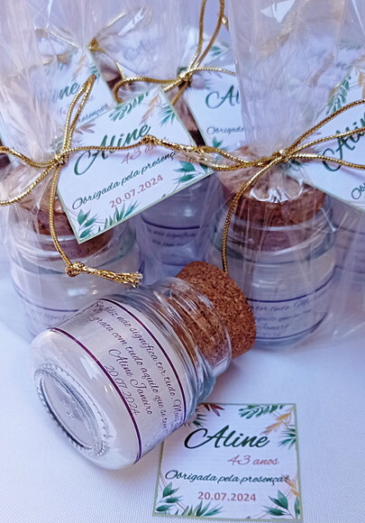 Lembrança Vela Aromatizada Aniversário