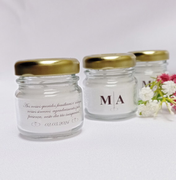 Lembrança Vela Perfumada Casamento