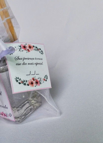 Lembrancinha Aromatizador Casamento Arranjo Floral