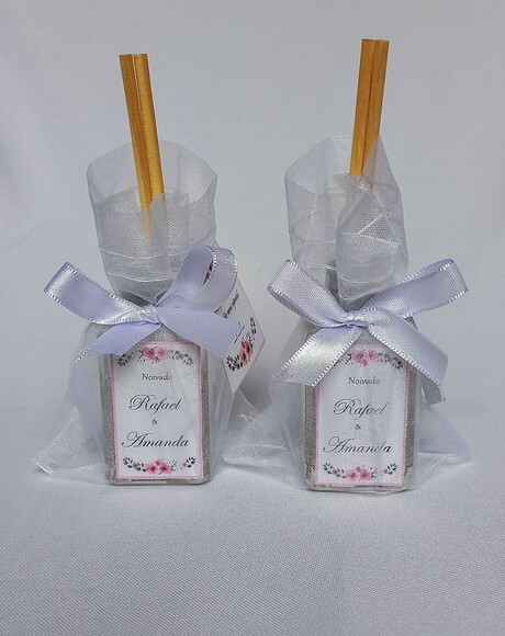 Lembrancinha Aromatizador Casamento Arranjo Floral