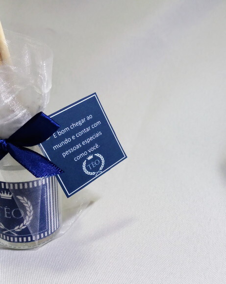 Lembrancinha Maternidade Azul Marinho