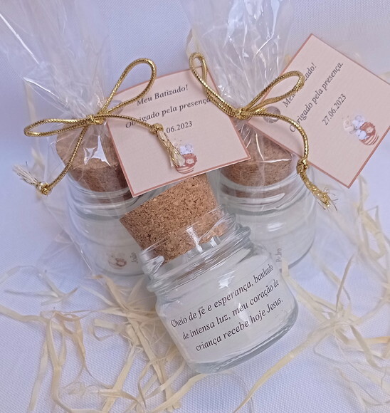 Lembrancinha Vela Aromatizada