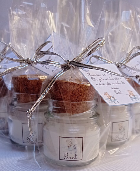 Lembrancinha Vela Aromatizada Nascimento