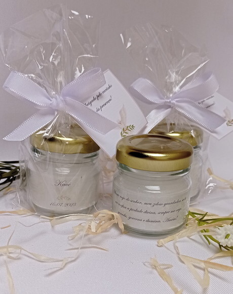 Lembrancinha Vela Perfumada Batizado