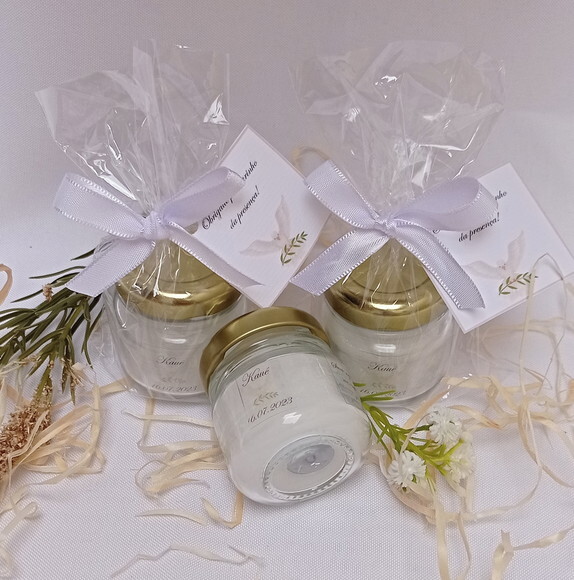 Lembrancinha Vela Perfumada Batizado