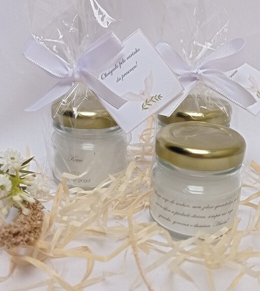 Lembrancinha Vela Perfumada Batizado