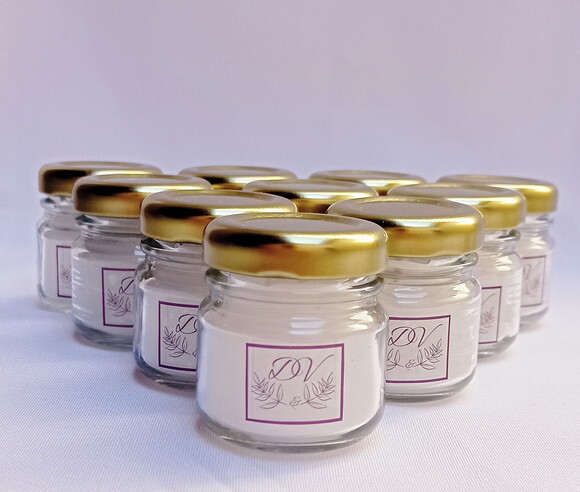 Mini Vela Perfumada Casamento