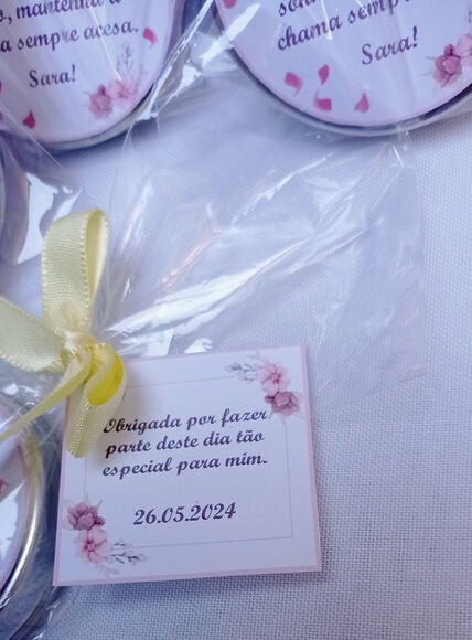 Vela Latinha Personalizada Aniversário