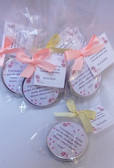 Vela Latinha Personalizada Aniversário