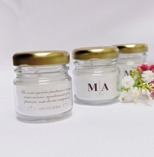 Lembrança Vela Perfumada Casamento