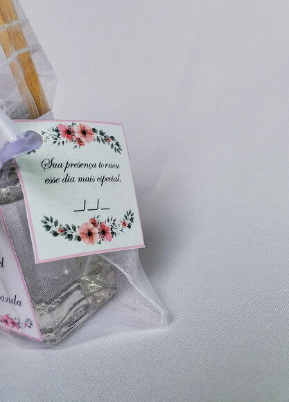 Lembrancinha Aromatizador Casamento Arranjo Floral