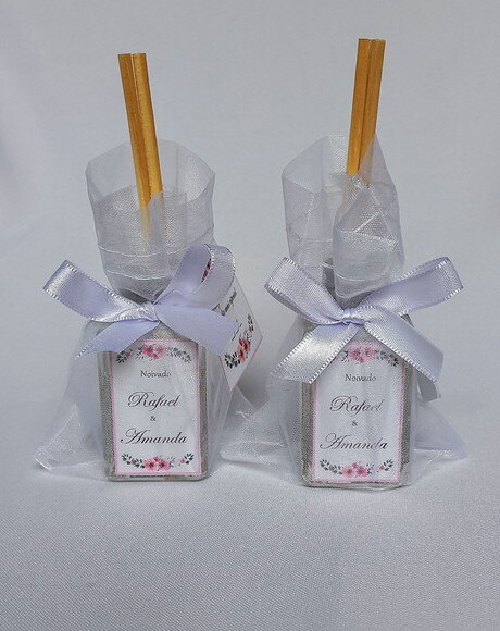 Lembrancinha Aromatizador Casamento Arranjo Floral
