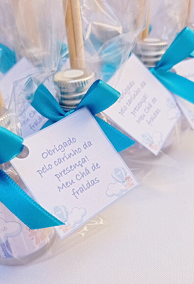 Lembrancinha Aromatizador Chá de Bebê