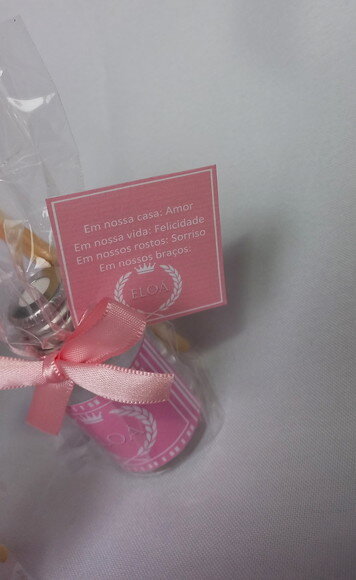 Lembrancinha Maternidade Menina Rosa