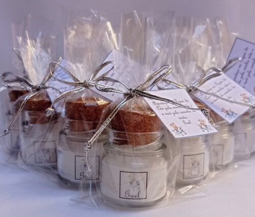 Lembrancinha Vela Aromatizada Nascimento