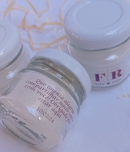 Lembrancinha Vela Perfumada Casamento