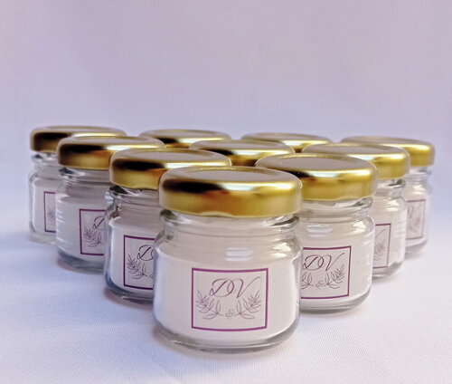 Mini Vela Perfumada Casamento