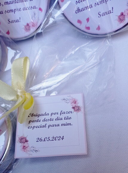 Vela Latinha Personalizada Aniversário