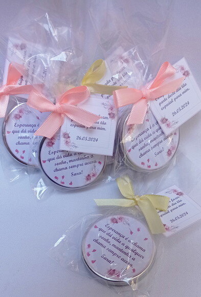 Vela Latinha Personalizada Aniversário