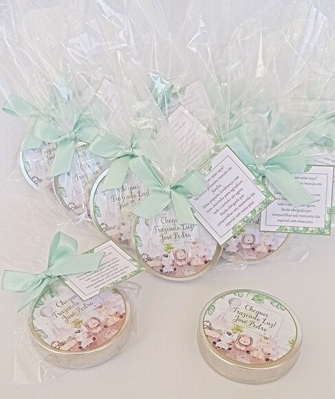Vela Latinha Safári Menino