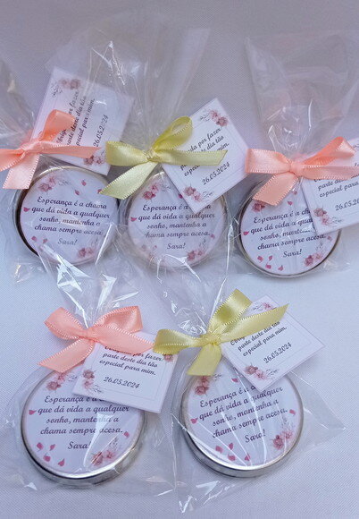 Vela Latinha Personalizada Aniversário